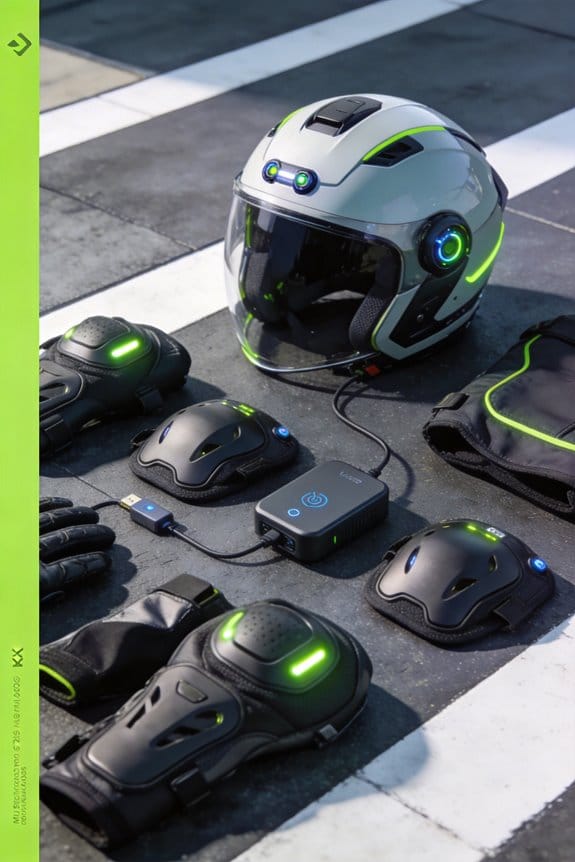 ai enabled rider collision warnings