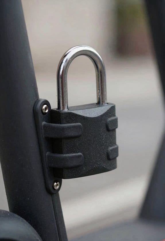 aluminum brackets with rubber pads