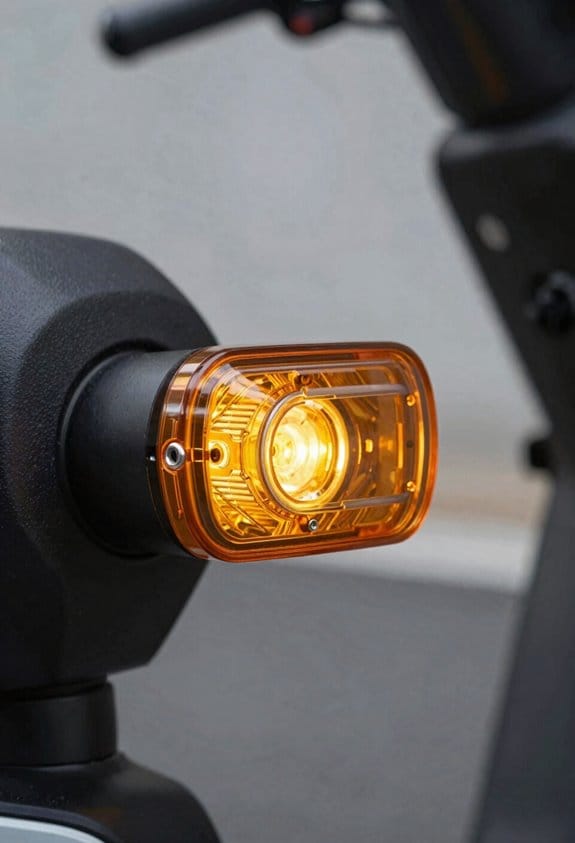 amber led improves signalling clarity