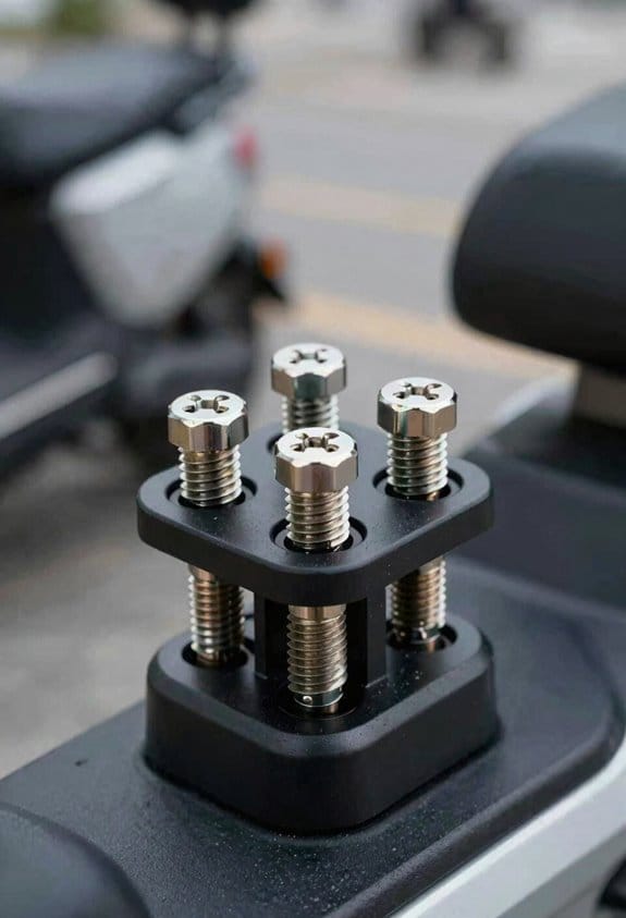 Can Smart Locks Prevent "Part-Stripping" on Parked E-Scooters? 3 anti theft screws secure batteries