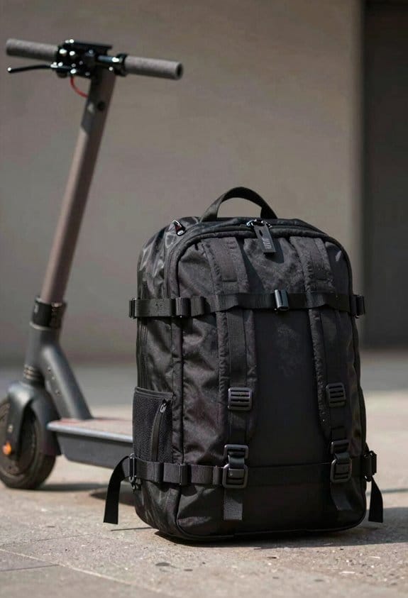 backpack raises scooter center