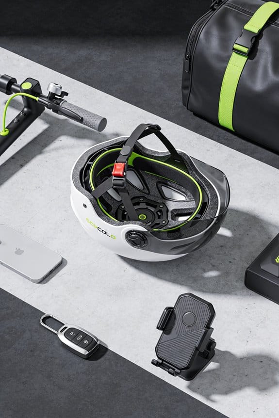 compact collapsible commuter helmet