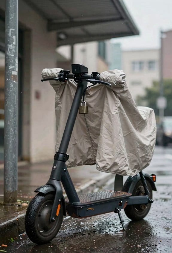 How to Secure an Electric Scooter Outside a Building Without Racks 4 covered porch with ventilation