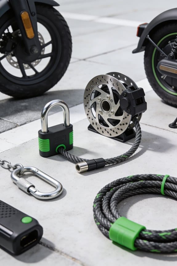 disc locks resist cable cuts