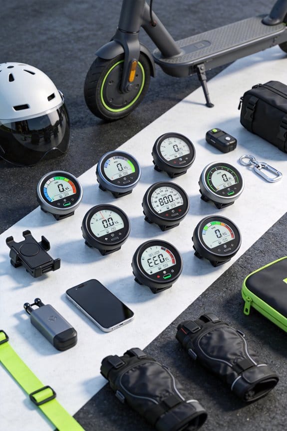 electric scooter speedometer roundup