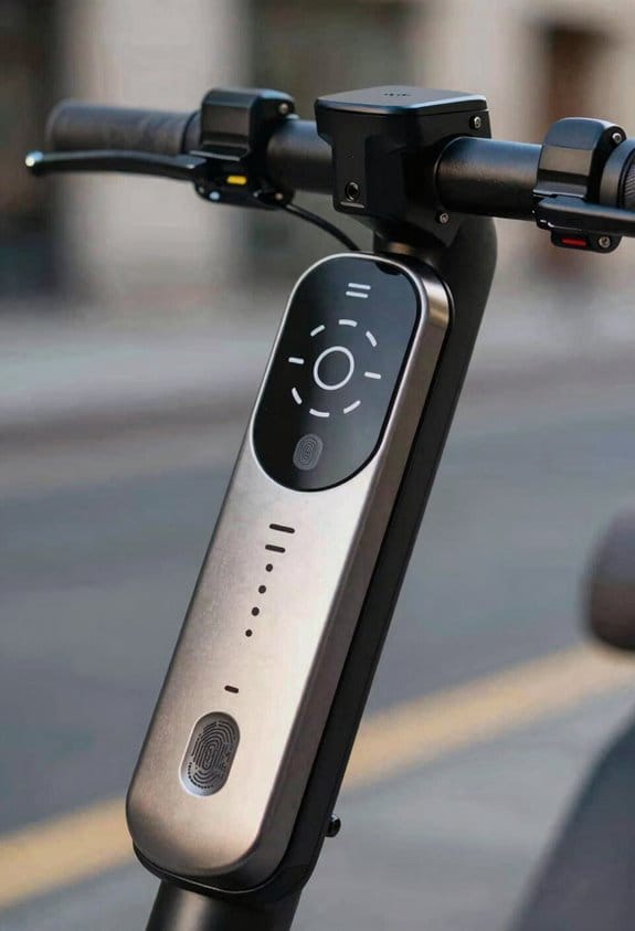 The Rise of Fingerprint and Smart NFC Locks for Electric Scooters 1 fingerprint nfc dual authentication security
