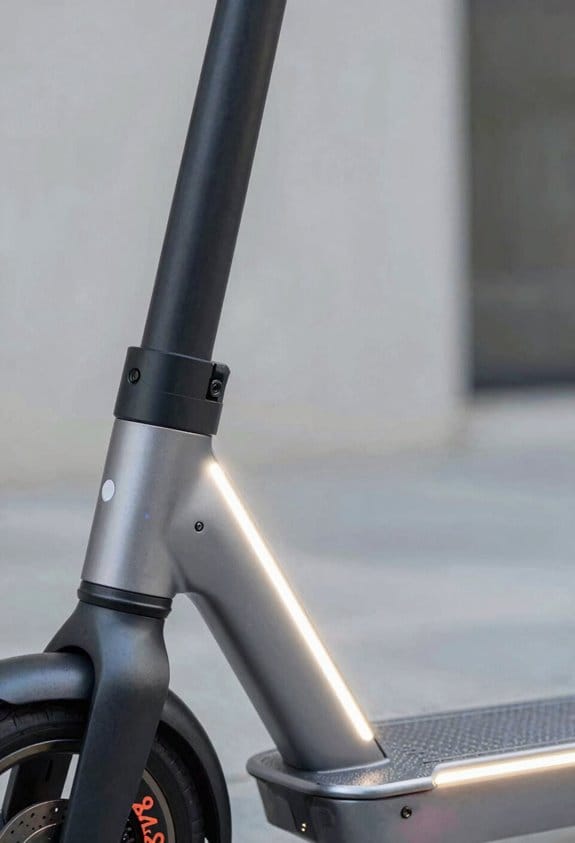 flush 360 degree integrated scooter lighting
