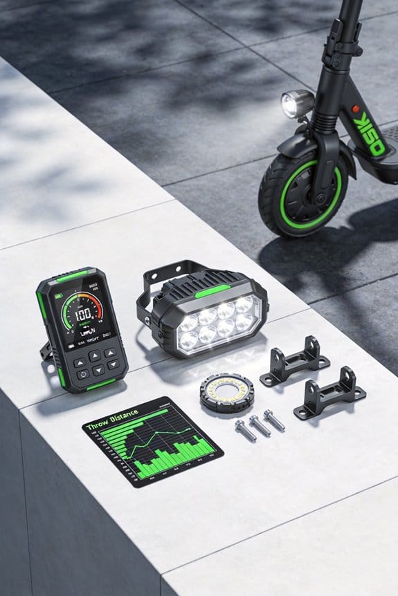 headlight lumens and range