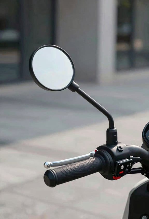 E-Scooter Mirrors: Handlebar Mounts vs. Helmet Mounts Compared 4 helmet mounted mirror portable quick transfer