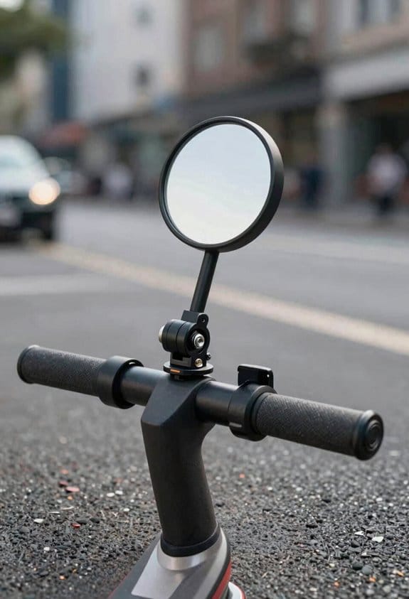 E-Scooter Mirrors: Handlebar Mounts vs. Helmet Mounts Compared 1 helmet strap reduces vibration