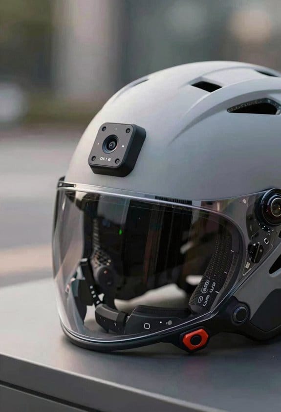 helmet with integrated sensors