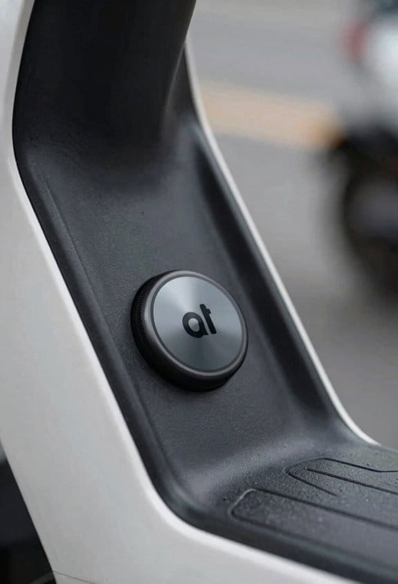 Where to Safely Mount an AirTag or Smart Tracker on Your Scooter Frame 2 hidden airtag deck installation