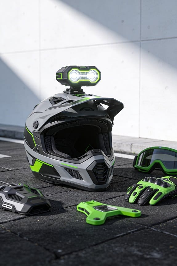 How High-Mounted Helmet Lights Improve Rider Visibility in Traffic 5 high mounted helmet lights