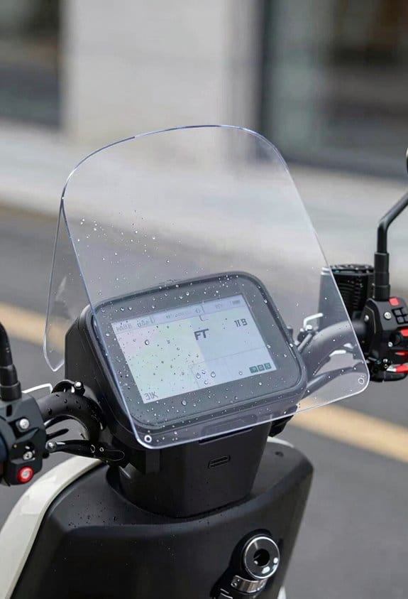 Riding in the Rain: The Importance of Display Protectors and Port Covers 1 hydrophobic uv protective anti scratch film