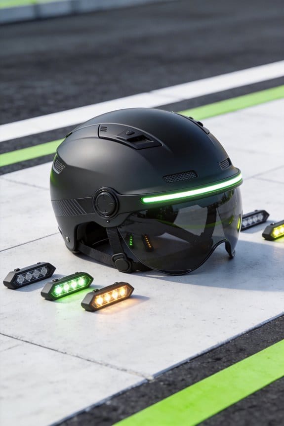 integrated smart helmet turn signals
