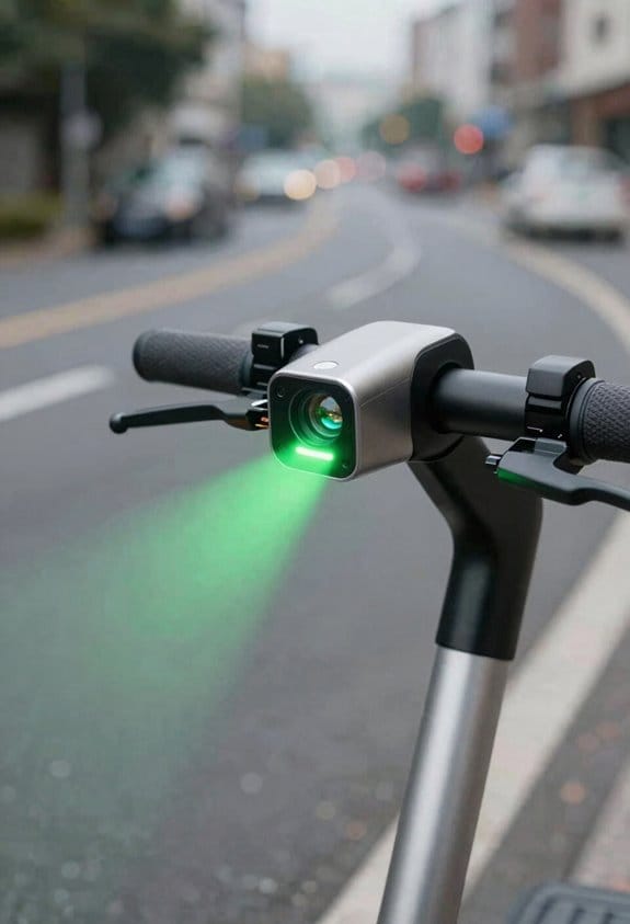 Why Laser Lane Guides Are Becoming Popular on Commuter Scooters 1 laser guided lane alignment system