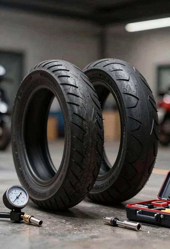 maintain proper tire pressure