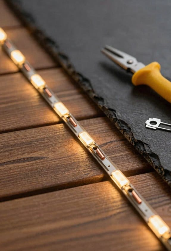 measure cut mount leds