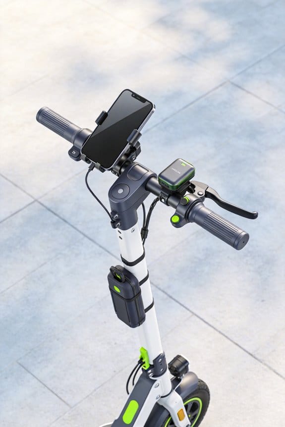 mounting tech without obstructing folding