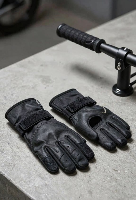 neoprene velcro snug bar mitts