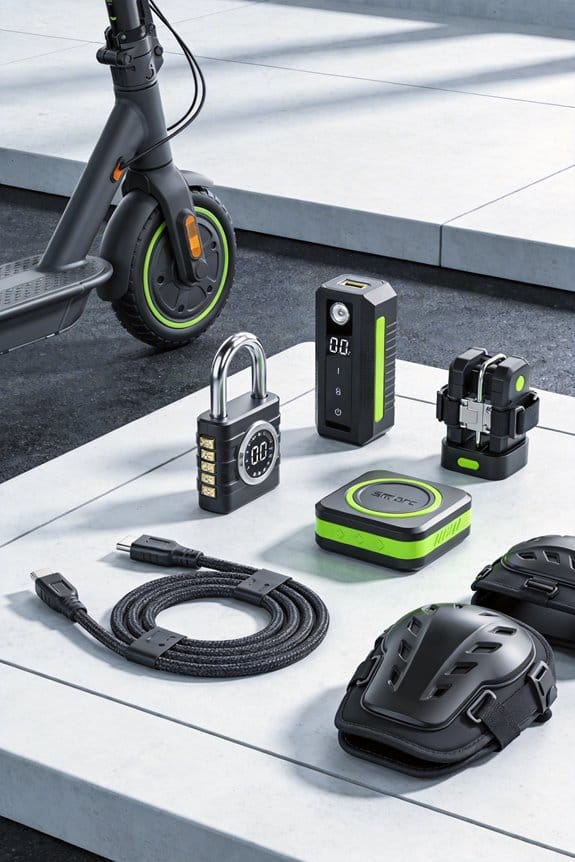 preventing e scooter part theft