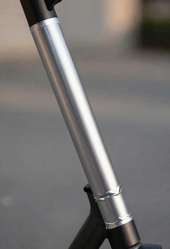 The Science of Reflective Tape Placement on Scooter Stems and Wheels 1 rear frame reflective tape installation