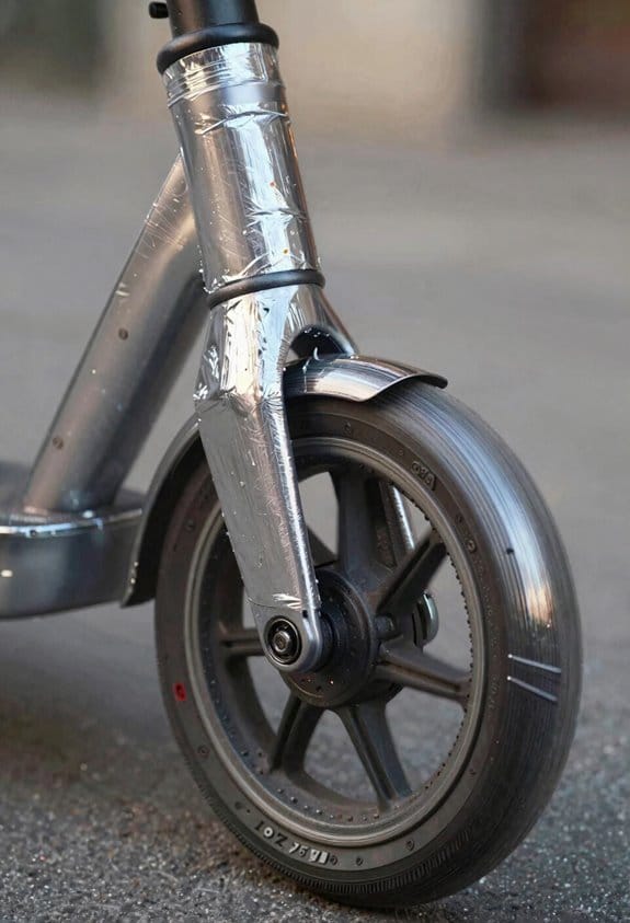 The Science of Reflective Tape Placement on Scooter Stems and Wheels 3 reflective tire strips improve visibility