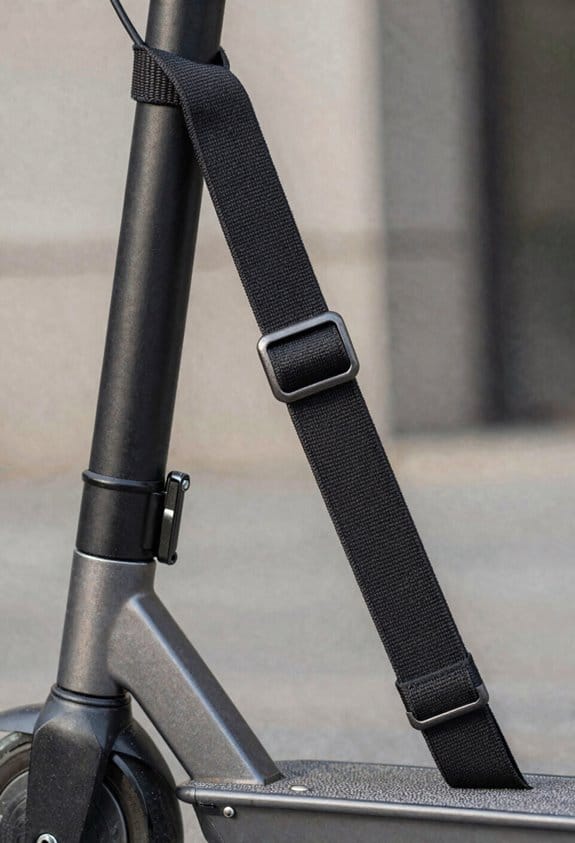 What Are E-Scooter Carrying Handles and How Do They Shift Weight Distribution? 1 reinforced high tenacity nylon strap