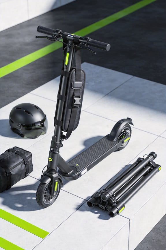 How Shoulder Straps Make Heavy Commuter Scooters Easier to Carry 4 shoulder straps ease scooter carrying
