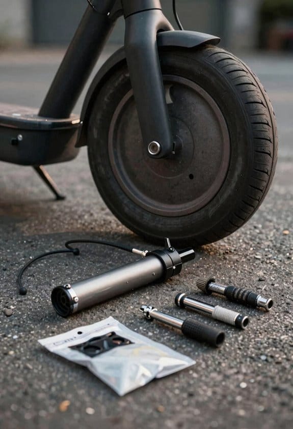 step by step e scooter tire repair