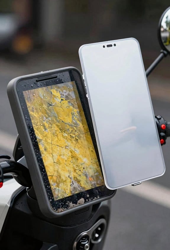Riding in the Rain: The Importance of Display Protectors and Port Covers 2 uv water dust damage