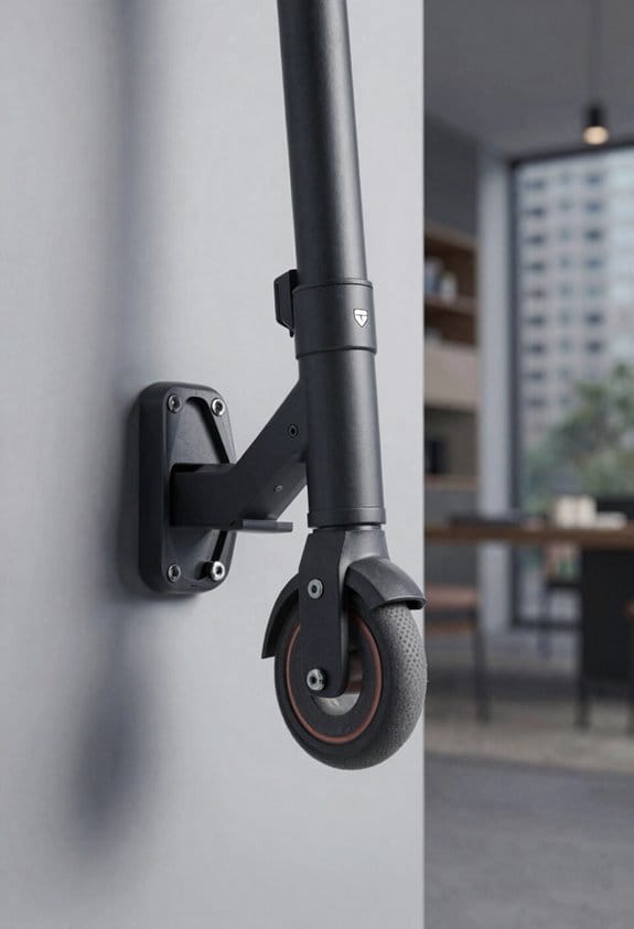 The Rise of Vertical Wall Mounts for Apartment E-Scooter Storage 1 wall mounted scooter weight capacity