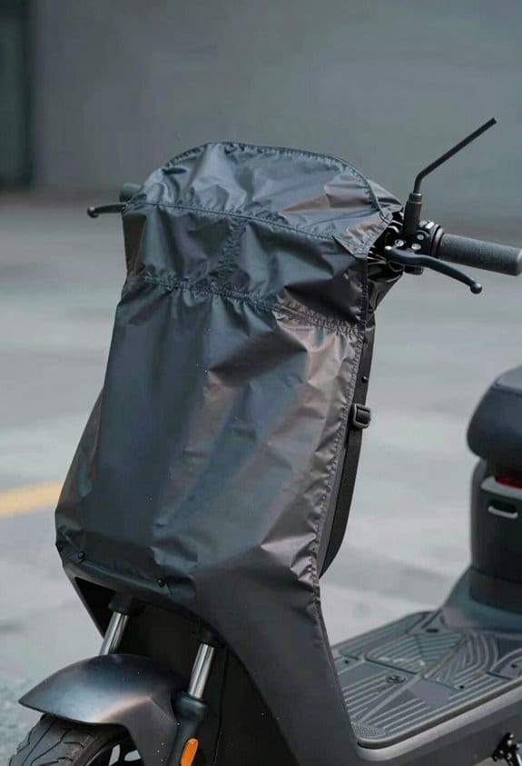 How to Secure an Electric Scooter Outside a Building Without Racks 1 waterproof uv resistant scooter cover