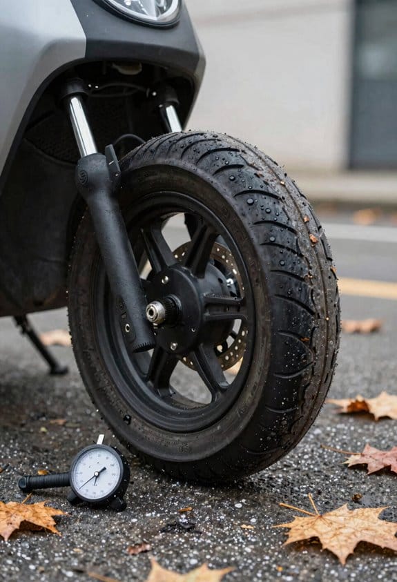 weekly wet leaf tire inspection