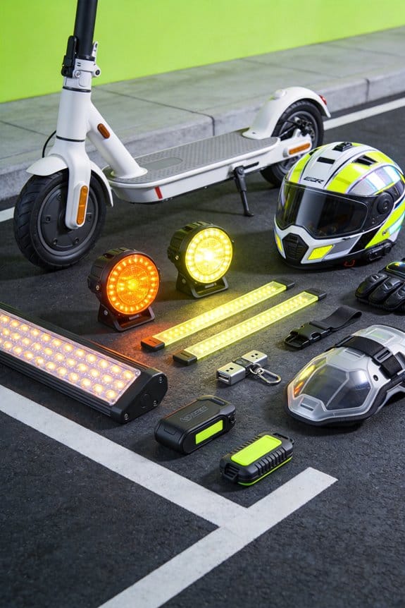 yellow or amber leds